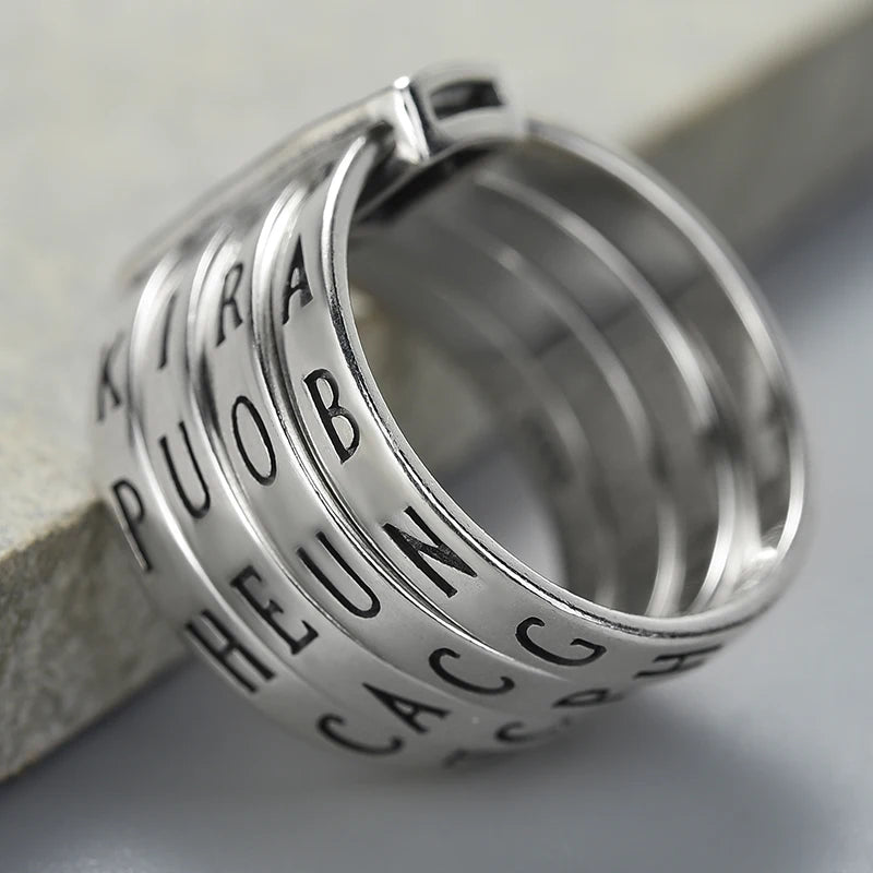 Creative Words Spinner Ring