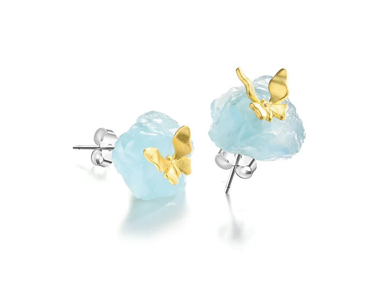 New Begginings Aquamarine Earring