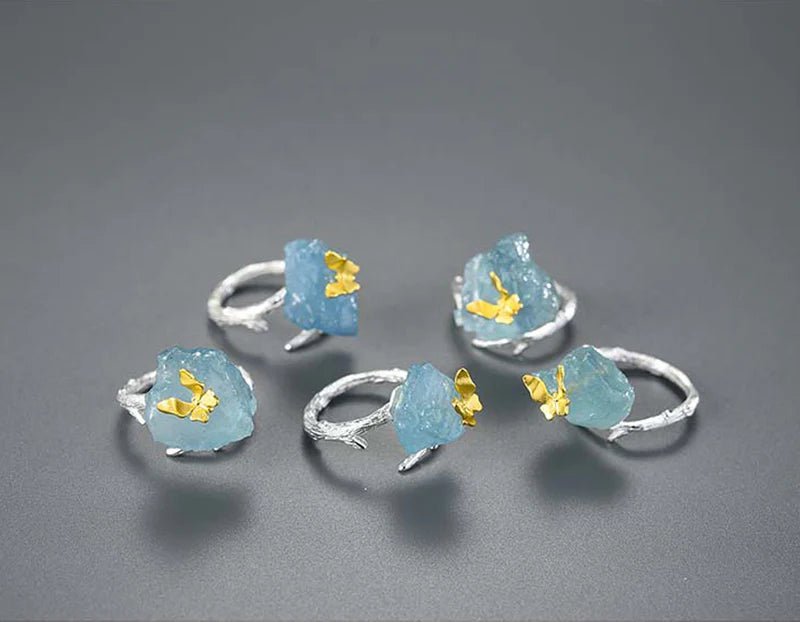 New Begginings Aquamarine Ring