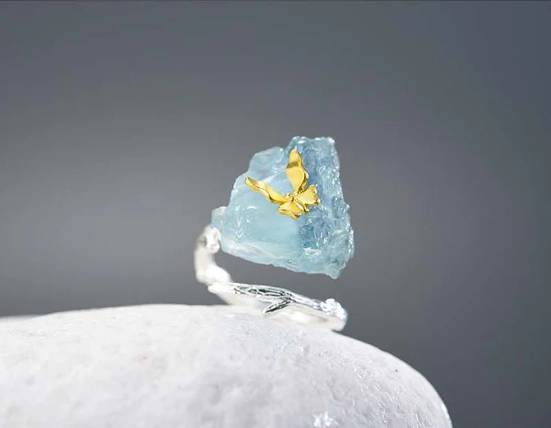 New Begginings Aquamarine Ring