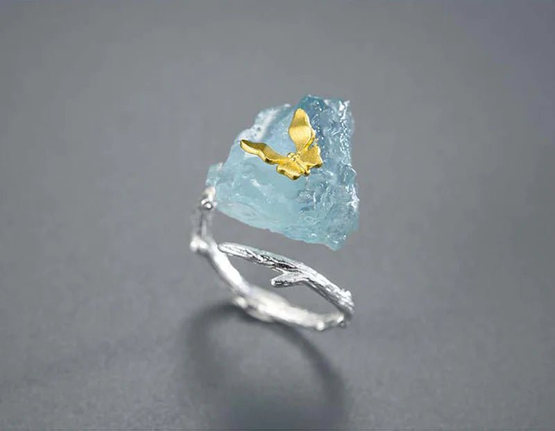 New Begginings Aquamarine Ring