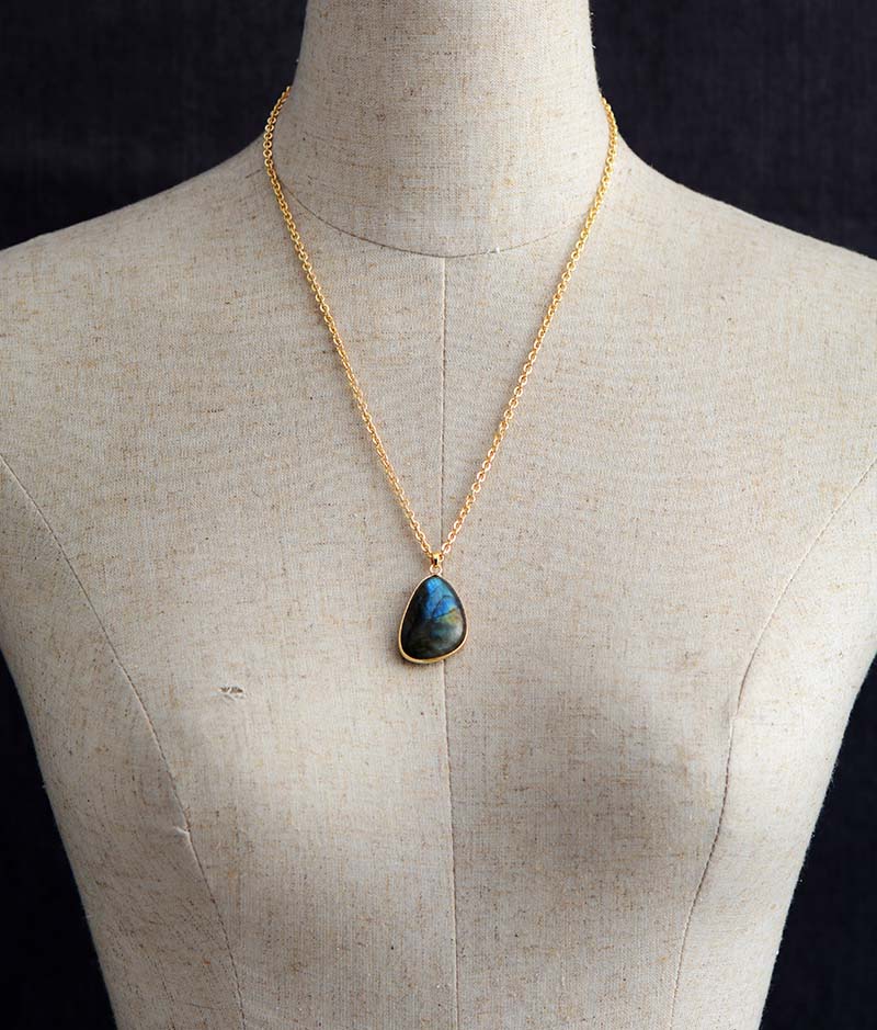 Labradorite Intention Setting Necklace