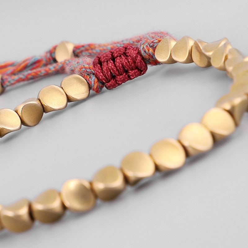 Enlighted Spirals-  Brass Bracelet