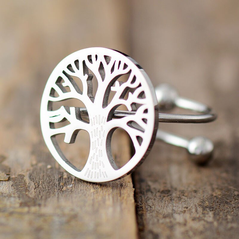 Adjustable Tree of Life Ring