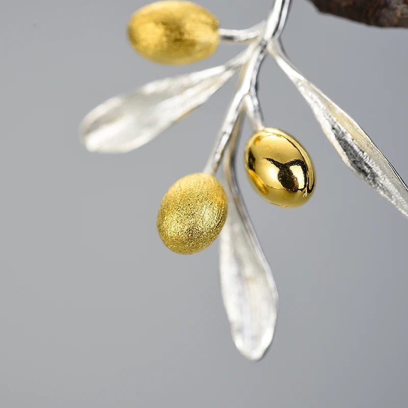 Olive Branches Earrings