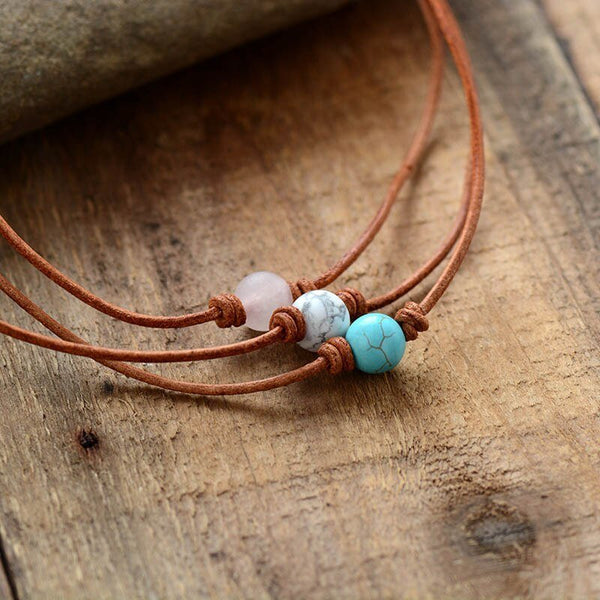 Deep Connections -  Gemstone Choker