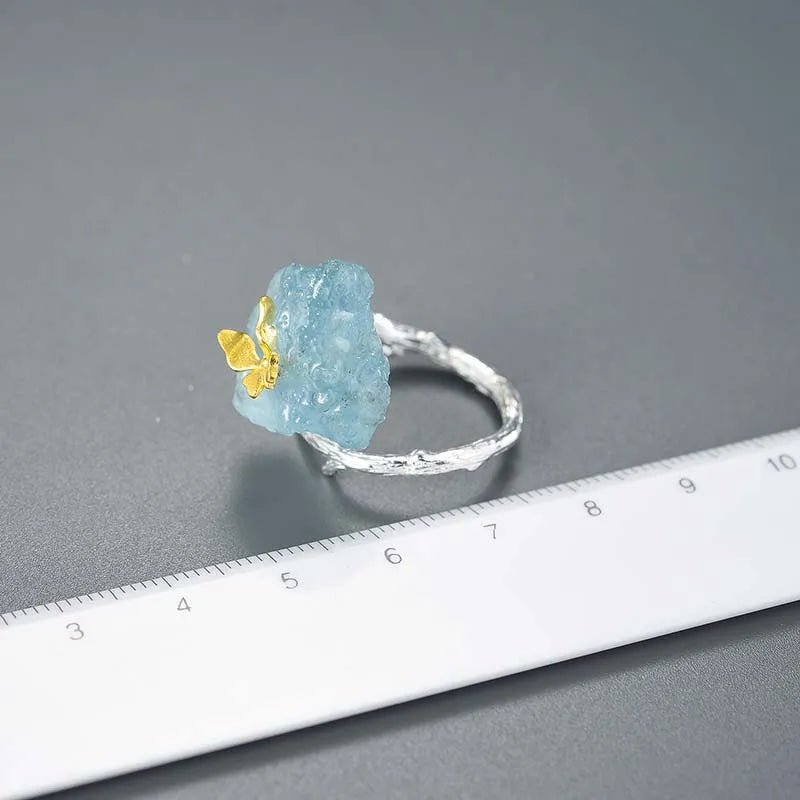 New Begginings Aquamarine Ring