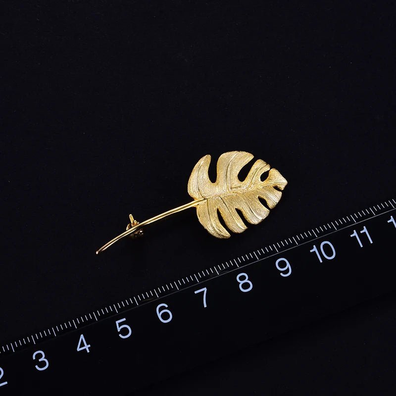 Monstera Leave Brooche