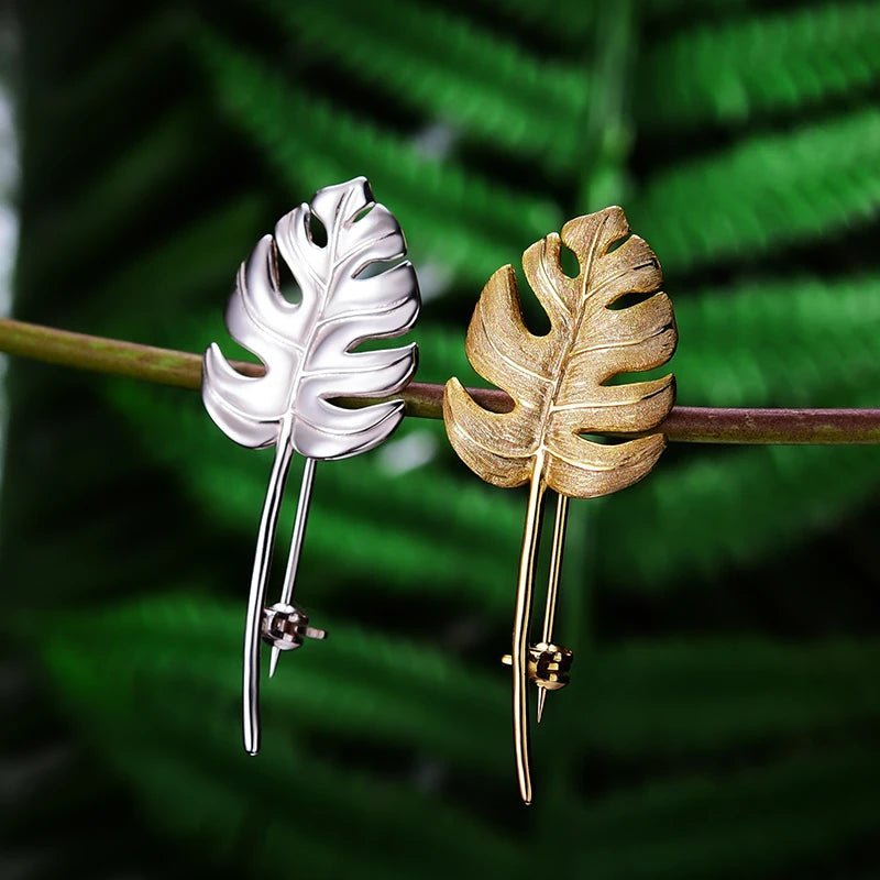 Monstera Leave Brooche