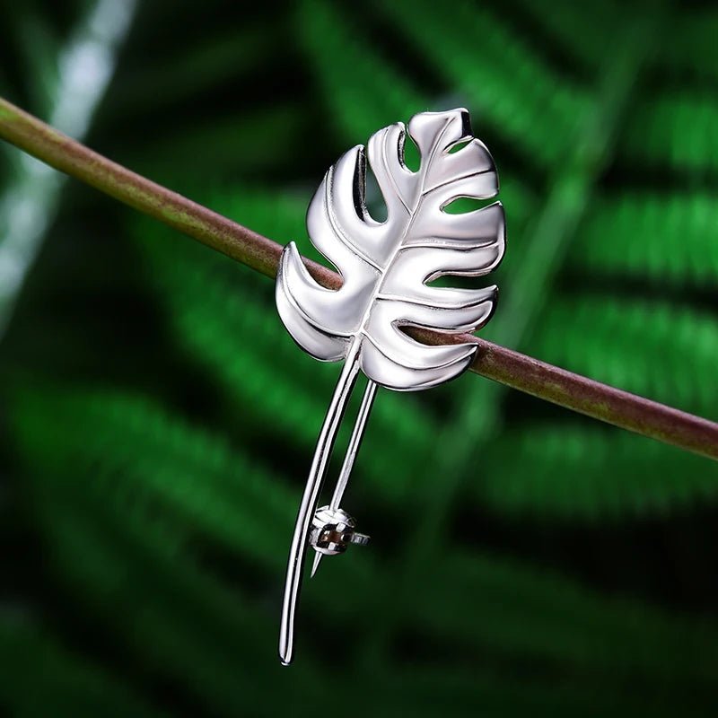 Monstera Leave Brooche