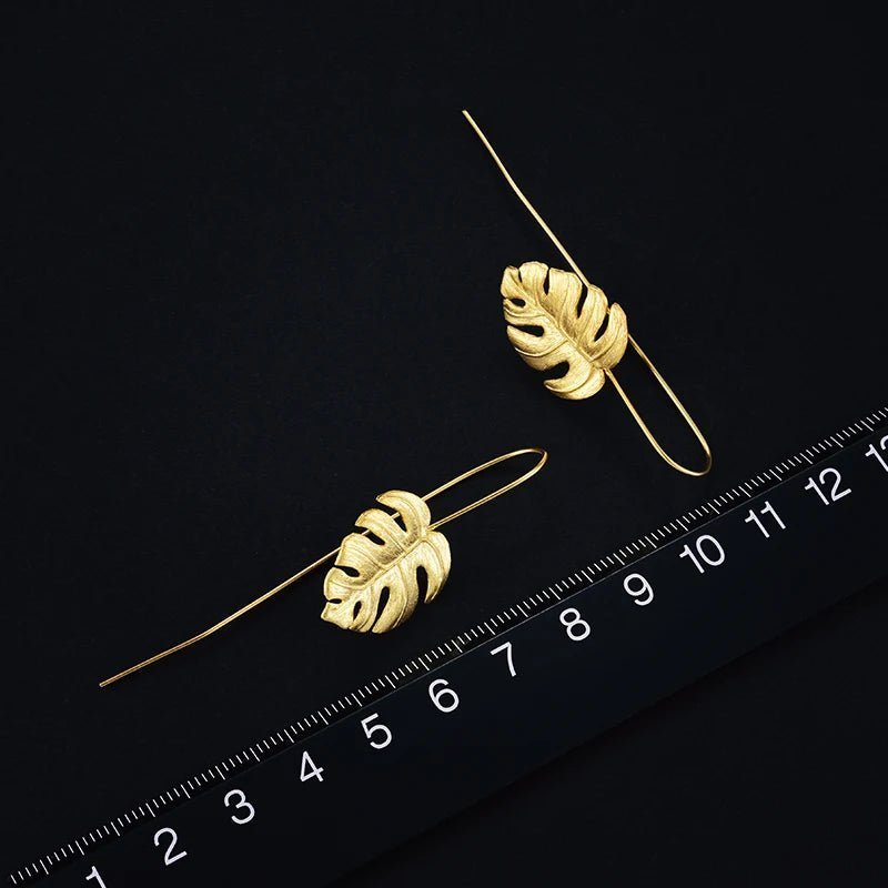 Monstera Leaves Earring