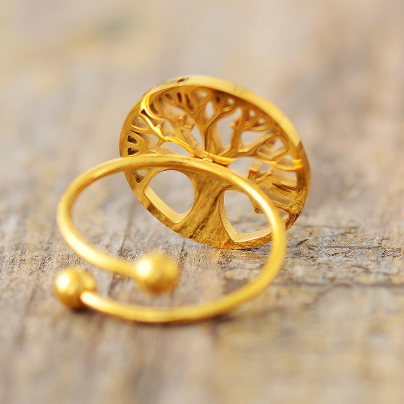 Adjustable Tree of Life Ring