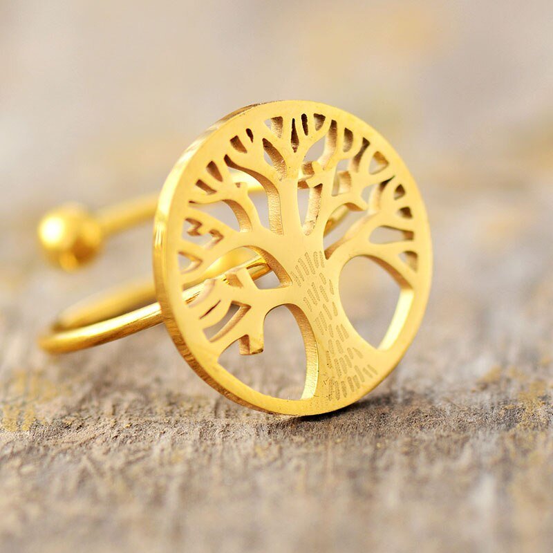 Adjustable Tree of Life Ring