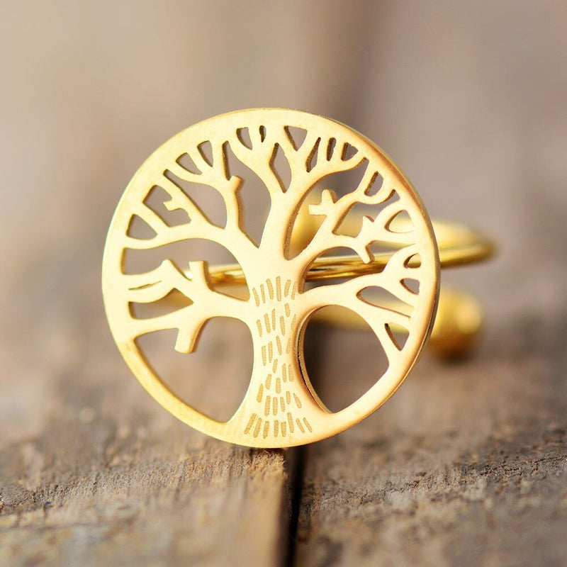 Adjustable Tree of Life Ring