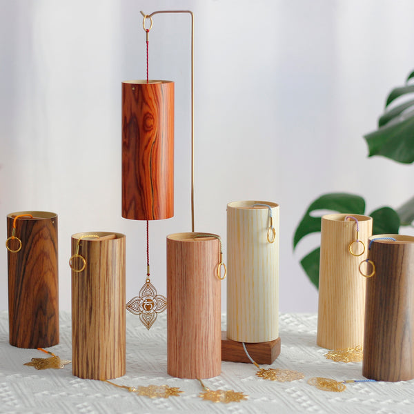 Wind Chimes Chakra made of high quality natural bamboo. Handmade. 