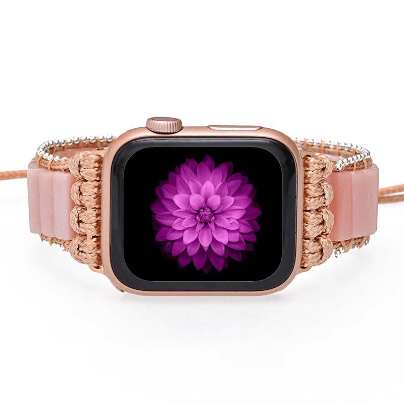 Inner-Self Connection - Pink Opal Strap for Apple Watch