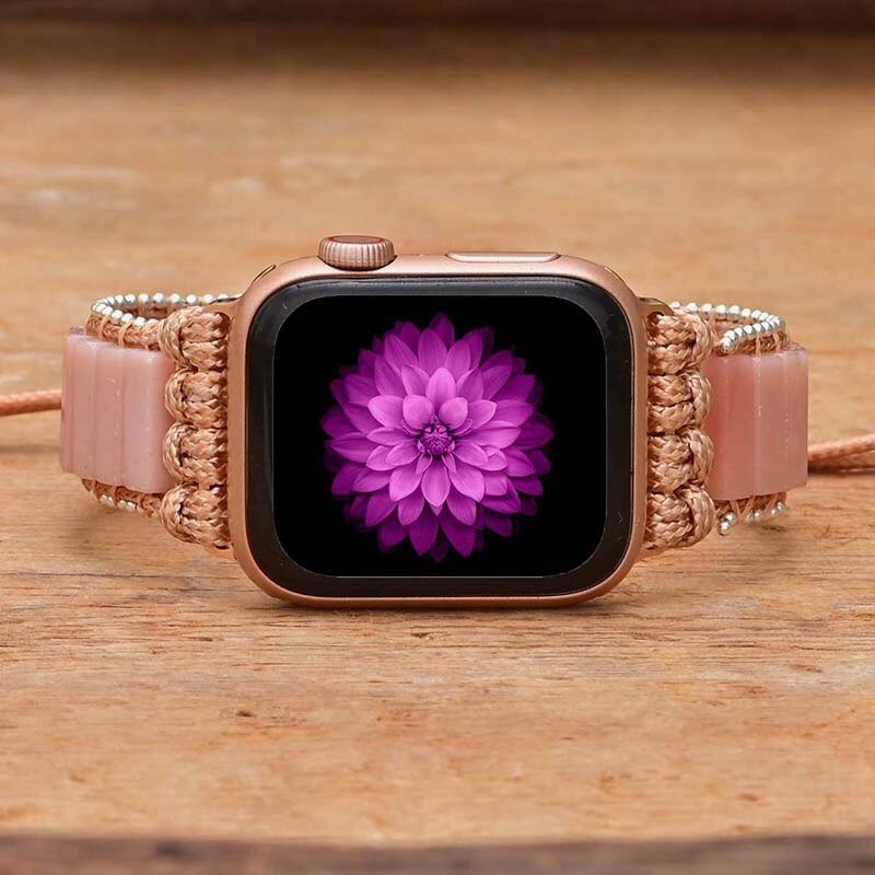 Inner-Self Connection - Pink Opal Strap for Apple Watch