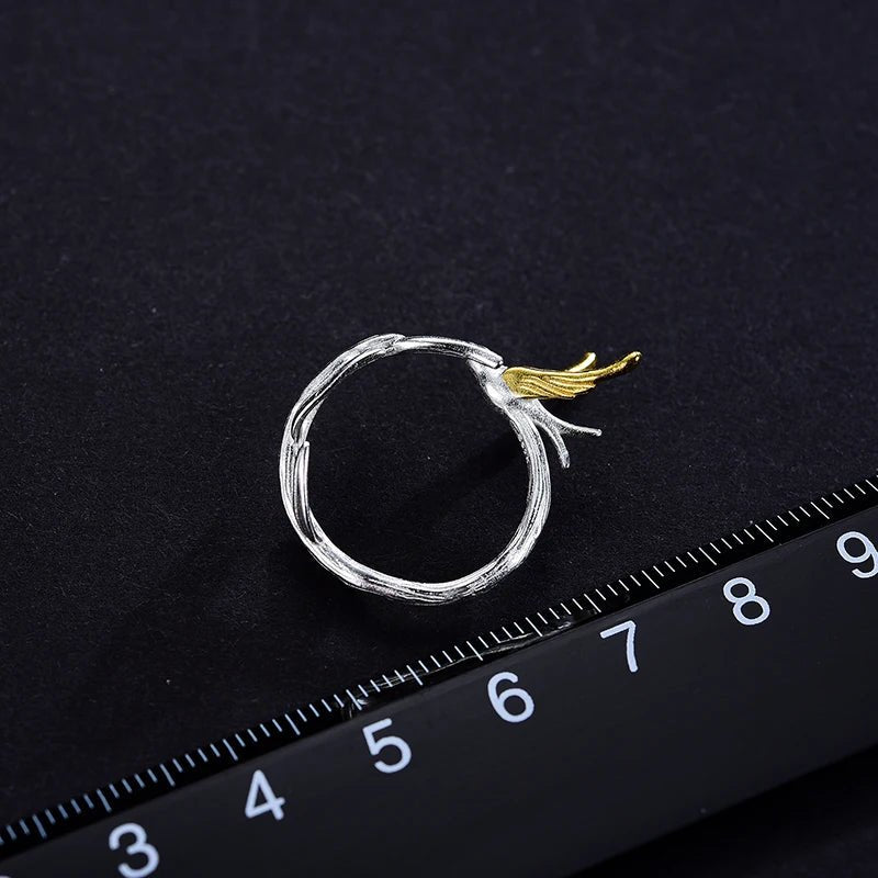 Positivity - Swallow Willow  Ring