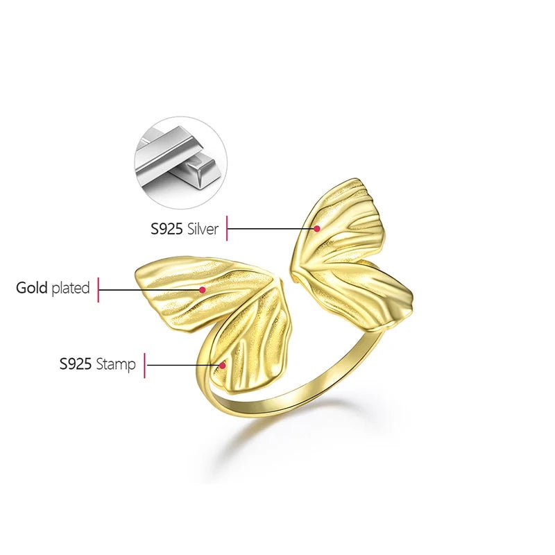 Butterfly Adjustable Ring