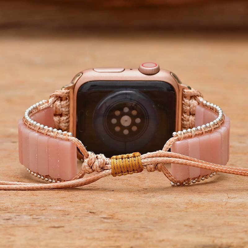 Inner-Self Connection - Pink Opal Strap for Apple Watch