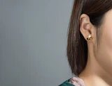 Bee and Dripping Honey Earrings